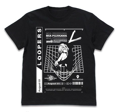 LOOPERS (中碼)「美亞」黑色 T-Shirt Mia T-Shirt /BLACK-M【LOOPERS】
