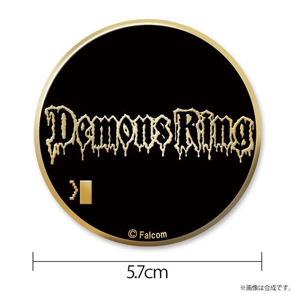 日本Falcom : 日版 「Demons Ring」金屬徽章
