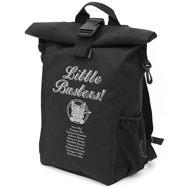 校園剋星！ 黑色 卷頂背囊 Roll Top Backpack【Little Busters!】