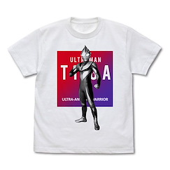 超人系列 (大碼)「超人迪加」白色 T-Shirt Ultraman Tiga T-Shirt /WHITE-L【Ultraman Series】