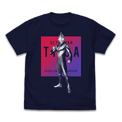 超人系列 (加大)「超人迪加」深藍色 T-Shirt Ultraman Tiga T-Shirt /NAVY-XL【Ultraman Series】