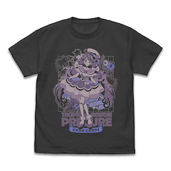 光之美少女系列 (加大)「涼村珊珊 / 珊瑚天使」墨黑色 T-Shirt Cure Coral T-Shirt /SUMI-XL【Pretty Cure Series】