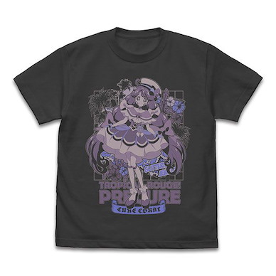 光之美少女系列 (細碼)「涼村珊珊 / 珊瑚天使」墨黑色 T-Shirt Cure Coral T-Shirt /SUMI-S【Pretty Cure Series】