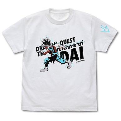 勇者鬥惡龍系列 (細碼)「達伊」達爾大冒險 白色 T-Shirt Dai T-Shirt /WHITE-S【Dragon Quest】