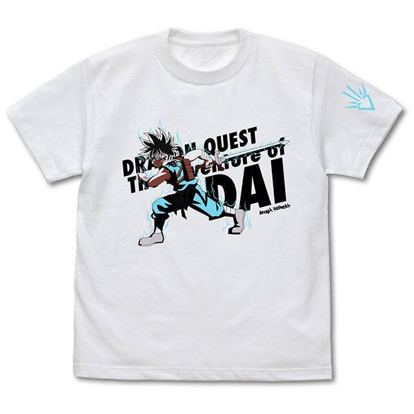 勇者鬥惡龍系列 : 日版 (加大)「達伊」達爾大冒險 白色 T-Shirt