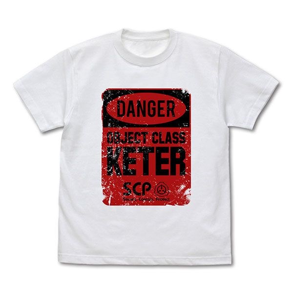 SCP基金會 : 日版 (細碼)「KETER」白色 T-Shirt