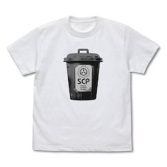 SCP基金會 (大碼)「垃圾桶」白色 T-Shirt Garbage Can T-Shirt /WHITE-L【SCP Foundation】