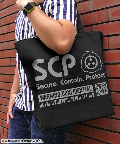 SCP基金會 : 日版 黑色 大容量 手提袋