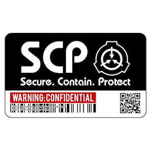 SCP基金會 防水貼紙 Waterproof Sticker【SCP Foundation】