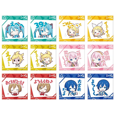 世界計畫 繽紛舞台！ feat.初音未來 「VIRTUAL SINGER」方形徽章 (12 個入) Square Can Badge Collection Virtual Singer (12 Pieces)【Project Sekai: Colorful Stage! feat. Hatsune Miku】