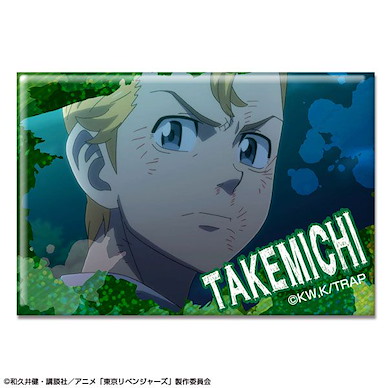 東京復仇者 「花垣武道」動畫 A 款方形徽章 TV Anime Hologram Can Badge Design 01 (Takemichi Hanagaki /A)【Tokyo Revengers】