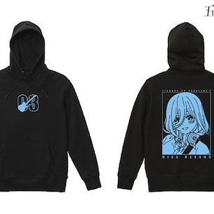 五等分的新娘 (加大)「中野三玖」演奏ver. 男裝 黑色 連帽衫 Miku Nakano Playing Guitar ver. Hoodie Men's XL【The Quintessential Quintuplets】