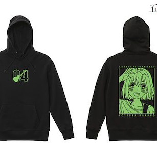 五等分的新娘 (加大)「中野四葉」演奏ver. 男裝 黑色 連帽衫 Yotsuba Nakano Playing Guitar ver. Hoodie Men's XL【The Quintessential Quintuplets】