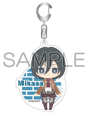 進擊的巨人 「米卡莎」ぱすきゃら 亞克力匙扣 PasuChara Acrylic Key Chain Mikasa【Attack on Titan】