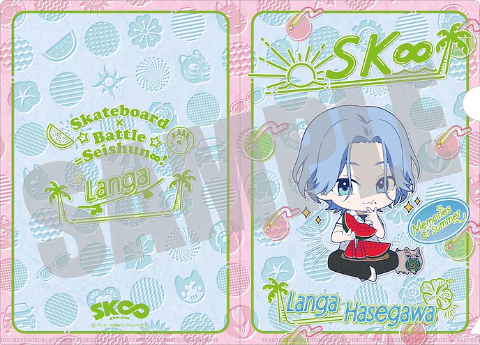 SK∞ : 日版 「馳河藍加」夏天回憶Ver. A5 文件套
