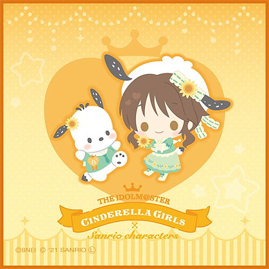 偶像大師 灰姑娘女孩 「高森藍子」Sanrio 系列 小手帕 Mini Towel Sanrio Characters Aiko Takamori【The Idolm@ster Cinderella Girls】
