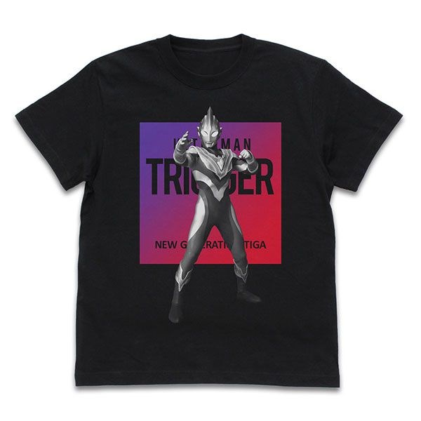 超人系列 : 日版 (細碼)「超人Trigger」黑色 T-Shirt