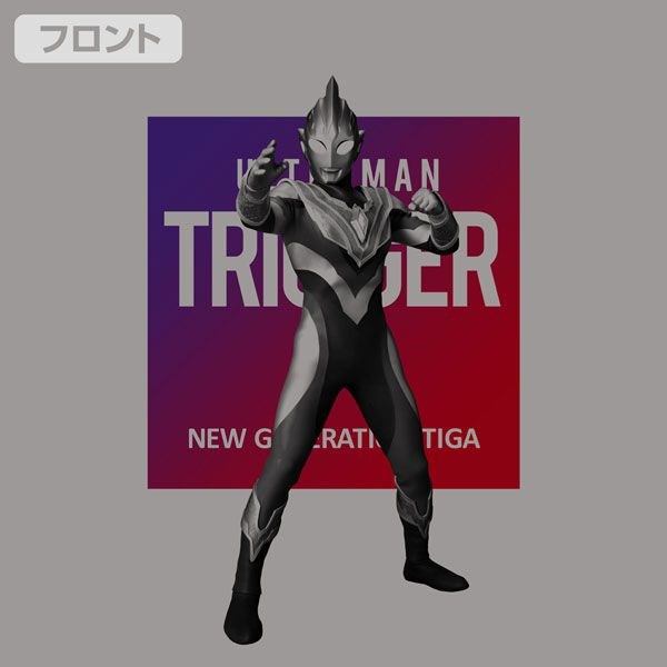 超人系列 : 日版 (細碼)「超人Trigger」淺灰 T-Shirt