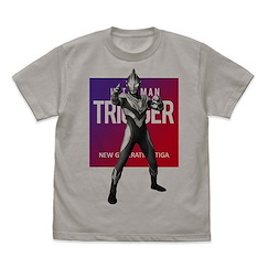 超人系列 : 日版 (大碼)「超人Trigger」淺灰 T-Shirt