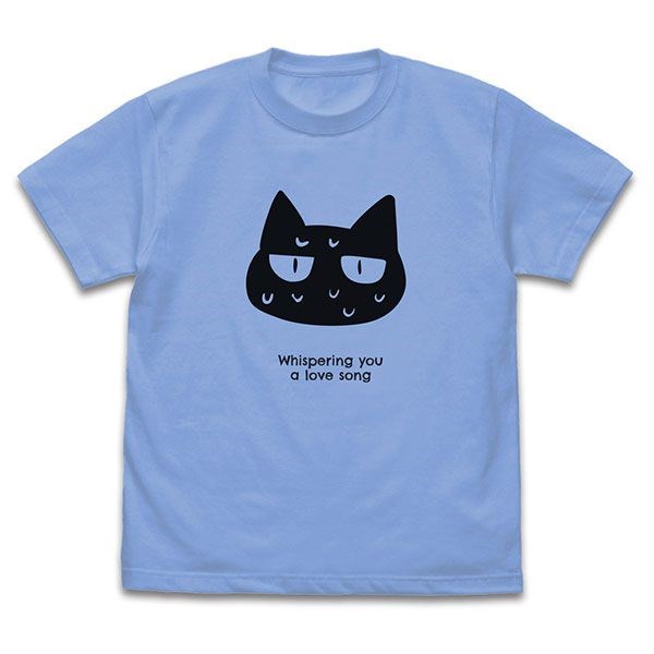 戀語輕唱 : 日版 (大碼)「貓咪」粉藍色 T-Shirt