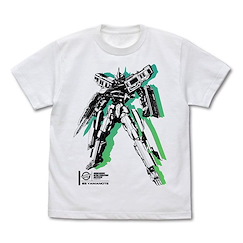 新幹線變形機器人Shinkalion : 日版 (細碼)「E5隼號」白色 T-Shirt