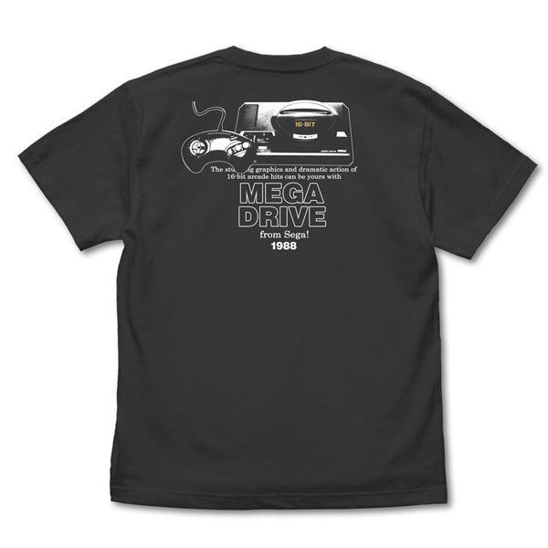 Mega Drive : 日版 (細碼)「MEGA DRIVE」墨黑色 T-Shirt