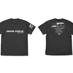 Mega Drive (加大)「MEGA DRIVE」墨黑色 T-Shirt Hard T-Shirt /SUMI-XL【Mega Drive】