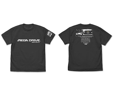 Mega Drive (大碼)「MEGA DRIVE」墨黑色 T-Shirt Hard T-Shirt /SUMI-L【Mega Drive】