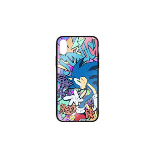 超音鼠 「超音鼠」iPhone [X, Xs] 強化玻璃 手機殼 Tempered Glass iPhone Case /X, Xs【Sonic the Hedgehog】