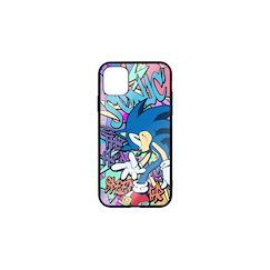 超音鼠 「超音鼠」iPhone [XR, 11] 強化玻璃 手機殼 Tempered Glass iPhone Case /XR, 11【Sonic the Hedgehog】