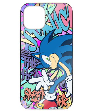 超音鼠 「超音鼠」iPhone [12, 12Pro] 強化玻璃 手機殼 Tempered Glass iPhone Case /12, 12Pro【Sonic the Hedgehog】