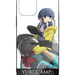 搖曳露營△ 「志摩凜」iPhone [12, 12Pro] 強化玻璃 手機殼 Rin Shima and 3-wheel Scooter Tempered Glass iPhone Case /12, 12Pro【Laid-Back Camp】