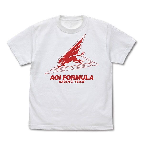 高智能方程式 : 日版 (大碼)「AOI FORMULA」白色 T-Shirt