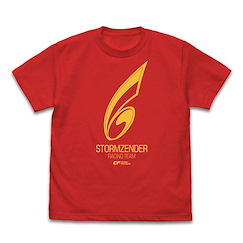 高智能方程式 (細碼)「STORMZENDER」大紅色 T-Shirt Stormzender T-Shirt /HIGH RED-S【Future GPX Cyber Formula】
