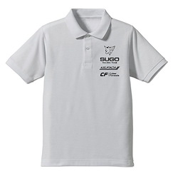 高智能方程式 (大碼)「SUGO ASURADA」白色 Polo Shirt Sugo Asurada Polo Shirt /WHITE-L【Future GPX Cyber Formula】