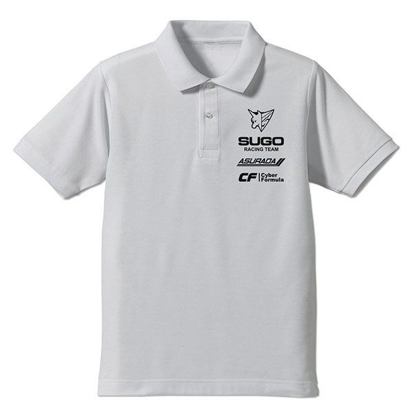 高智能方程式 : 日版 (大碼)「SUGO ASURADA」白色 Polo Shirt