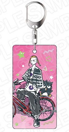 東京復仇者 「XO + 龍宮寺堅」Sanrio 系列 雙面 匙扣 TV Anime Sanrio Characters Collaboration Double-sided Key Chain Ken Ryuuguuji, Bad Badtz-Maru【Tokyo Revengers】