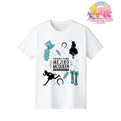 賽馬娘Pretty Derby : 日版 (中碼)「目白麥昆」LineArt 男裝 白色 T-Shirt