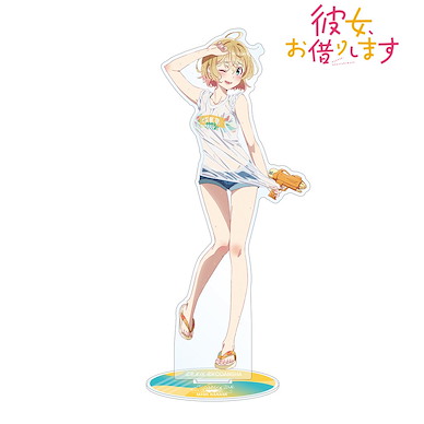 出租女友 「七海麻美」沙灘水槍 Ver. 亞克力企牌 Original Illustration Nanami Mami Beach Date Ver. Big Acrylic Stand【Rent-A-Girlfriend】