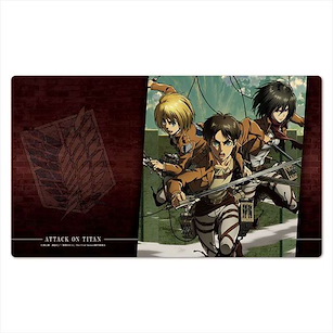進擊的巨人 「艾倫 + 米卡莎 + 阿爾敏」橡膠墊 Character Rubber Mat A [Eren & Mikasa & Armin]【Attack on Titan】