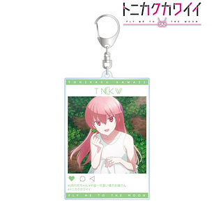 總之就是非常可愛 「由崎司」5月Ver. 亞克力匙扣 New Illustration Tsukasa Yuzaki Project May ver. BIG Acrylic Key Chain【Fly Me to the Moon】