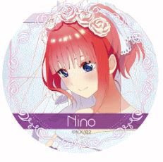 五等分的新娘 「中野二乃」婚紗 收藏徽章 TV Anime Can Badge (Dress) Nino Nakano【The Quintessential Quintuplets】