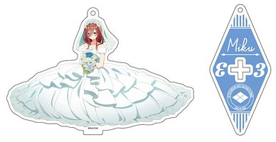 五等分的新娘 「中野三玖」婚紗 亞克力企牌 (S) TV Anime New Illustration Acrylic Figure S (Dress) Miku Nakano【The Quintessential Quintuplets】