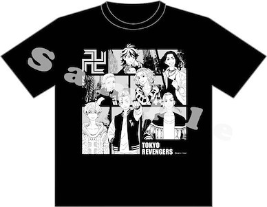 東京復仇者 (加大) 黑色 T-Shirt T-Shirt XL【Tokyo Revengers】
