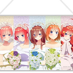 五等分的新娘 「一花 + 二乃 + 三玖 + 四葉 + 五月」婚紗 B3 掛布 TV Anime New Illustration B3 Wall Scroll (Dress) All Characters Group【The Quintessential Quintuplets】
