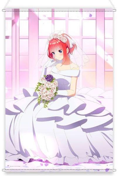 五等分的新娘 : 日版 「中野二乃」婚紗 100cm 特大掛布