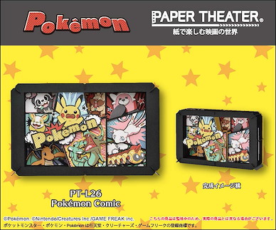 寵物小精靈系列 立體紙雕 -Wood Style- Comic Paper Theater PT-L26 Pokemon Comic【Pokémon Series】