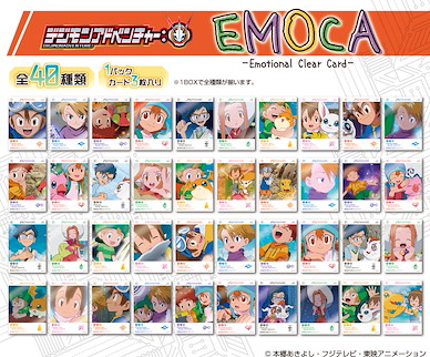 數碼暴龍系列 EMOCA 透明咭 (14 個入) EMOCA (14 Pieces)【Digimon Series】