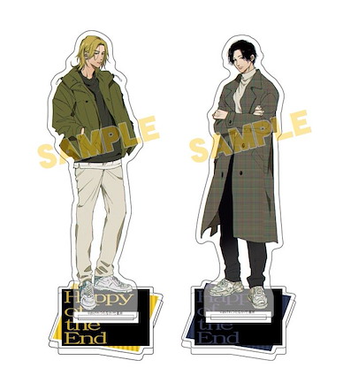 Boy's Love 「千紘 + ケイト」竹書房作品集 亞克力企牌 "Happy Of The End (Bamboo Comics Qpa Collection)" Acrylic Stand Set【BL Works】