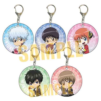 銀魂 軟PVC 透明掛飾 抱著最愛 (5 個入) Soft Clear Charm GyuGyutto (5 Pieces)【Gin Tama】